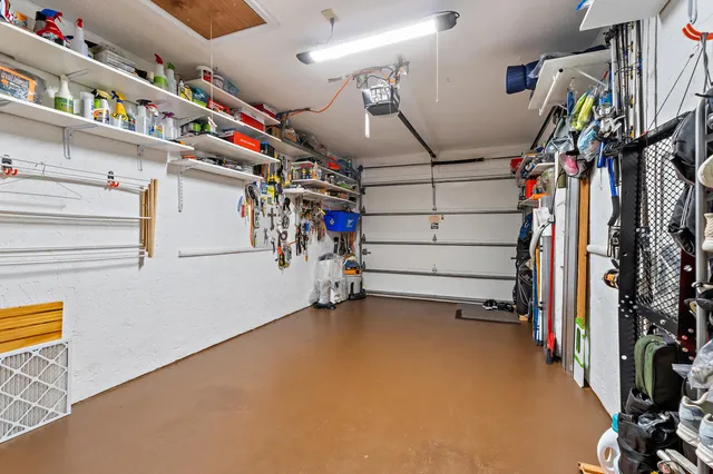 a view of storage and utility room