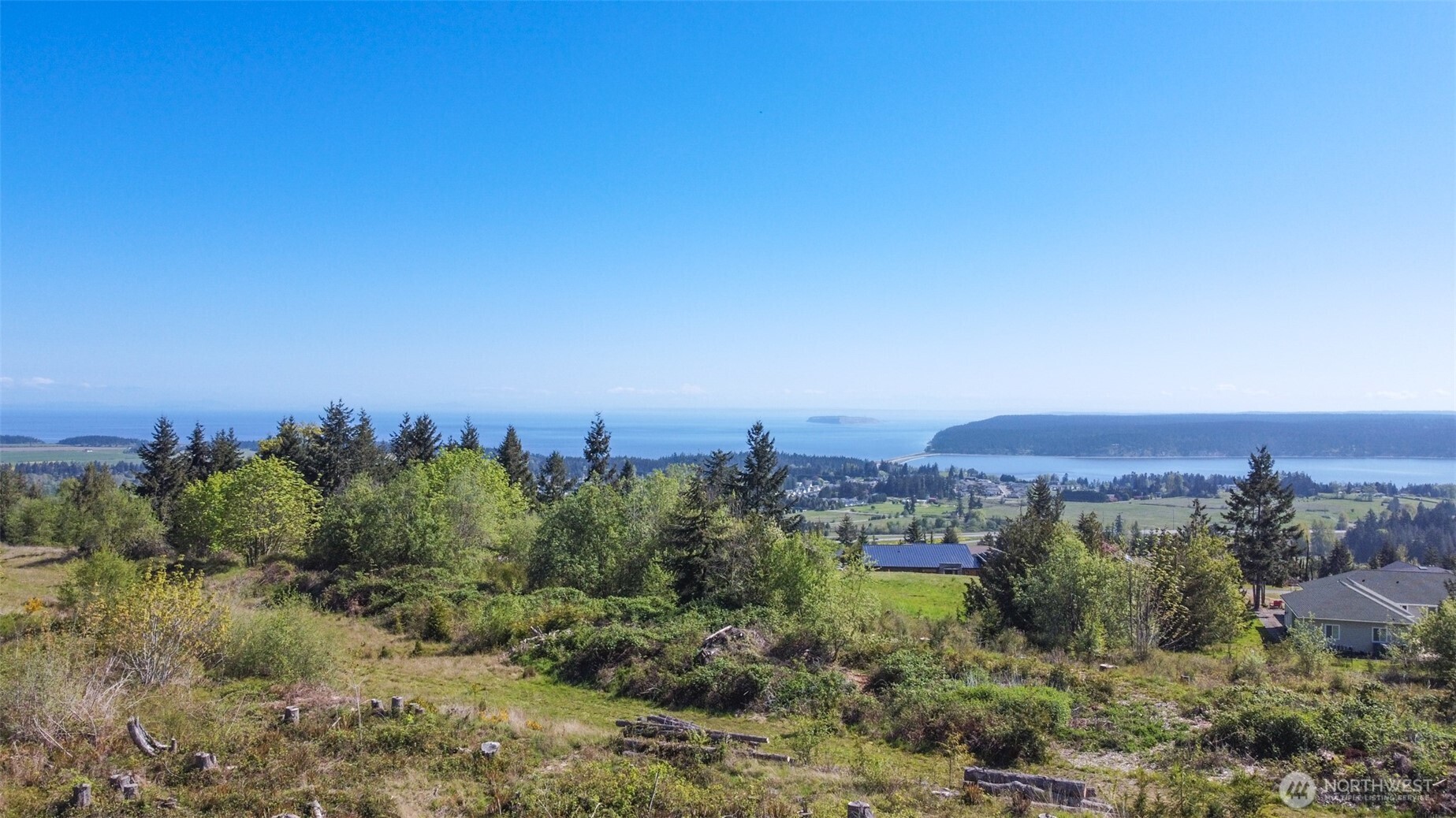 623 Doe Run Road Sequim, WA 98382 - Photo 11 of 13 a view of a city and a mountain view