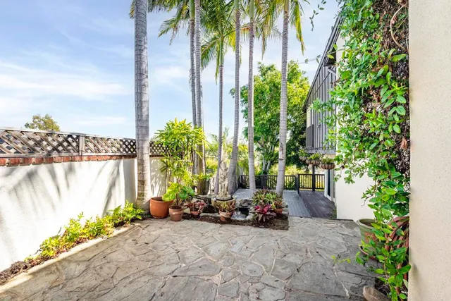 a view of a house with a patio