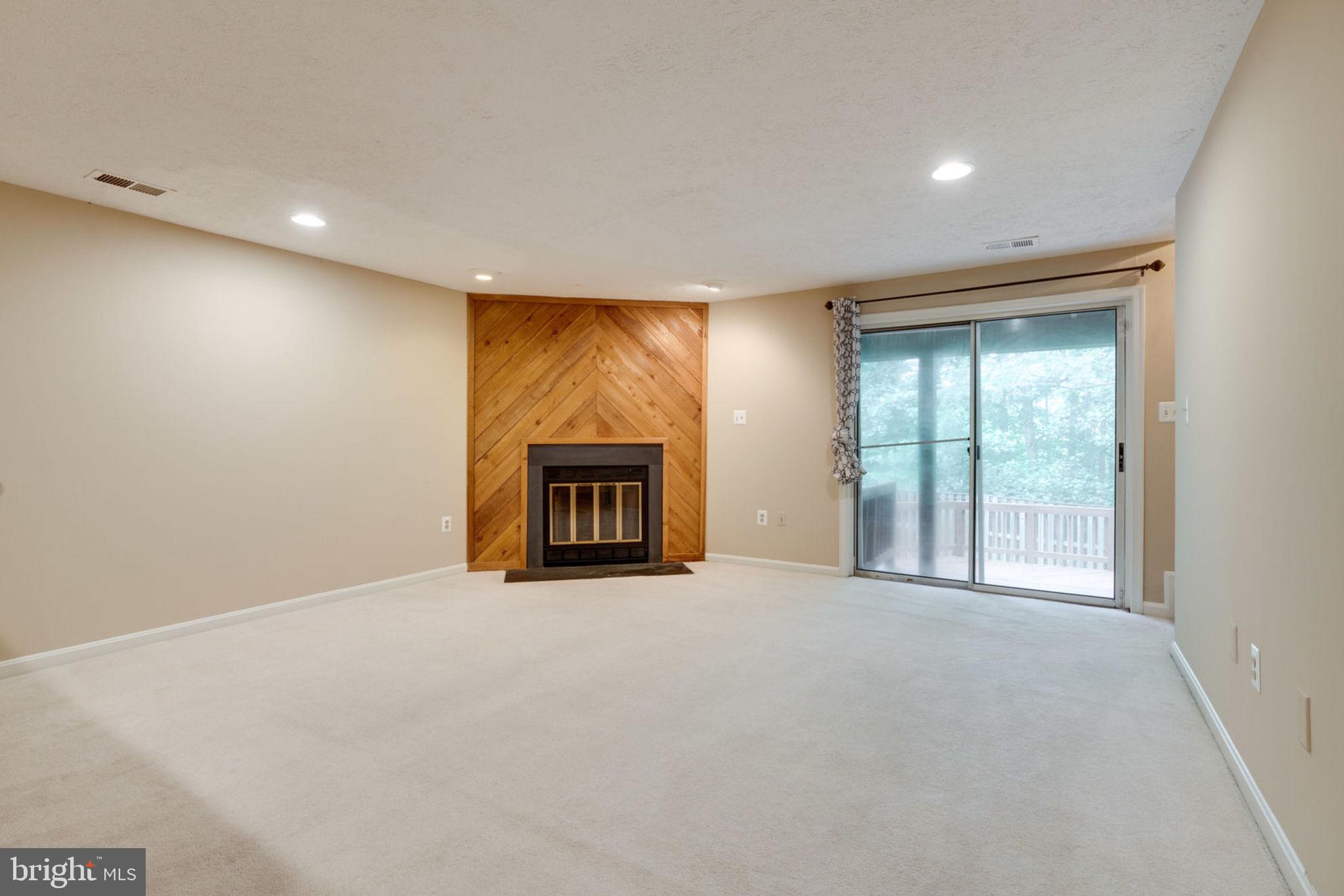 8130 Cliffview Avenue Springfield, VA 22153 - Photo 41 of 50 Basement fireplace and walk out