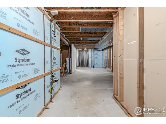 a view of hallway with stairs