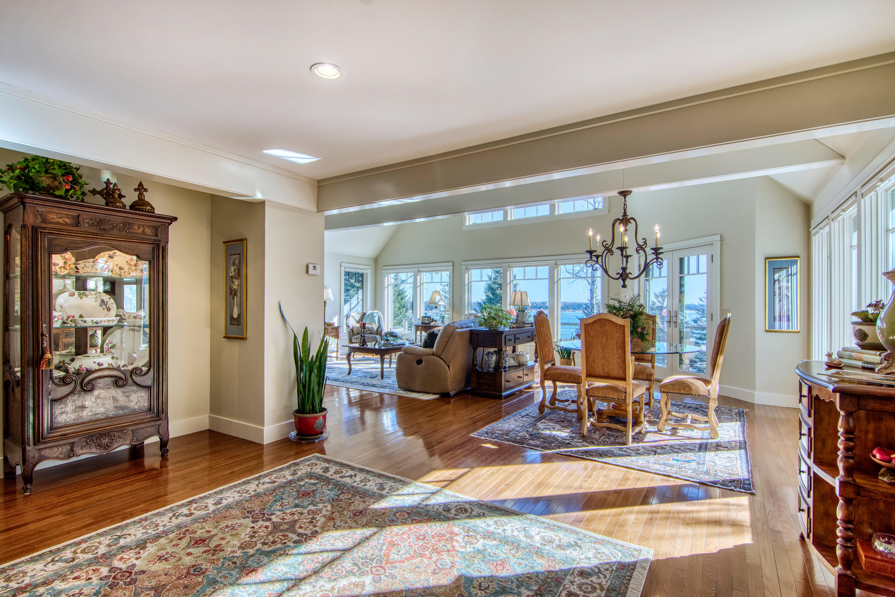 165 Lighthouse Point Road Prospect Harbor, ME 04669 - Photo 4 of 34 Foyer opens into living area