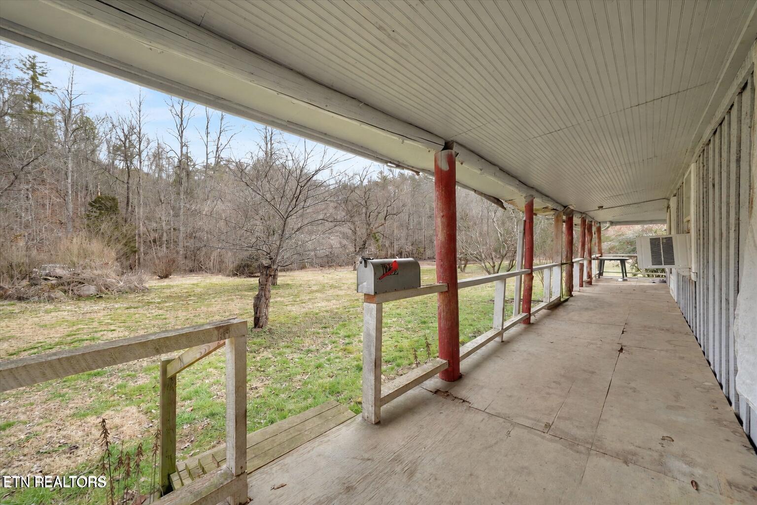1223 Rocky Flats Road Cosby, TN 37722 - Photo 11 of 29 Porch main house