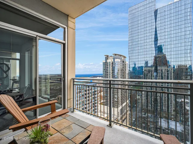 a view of balcony with floor
