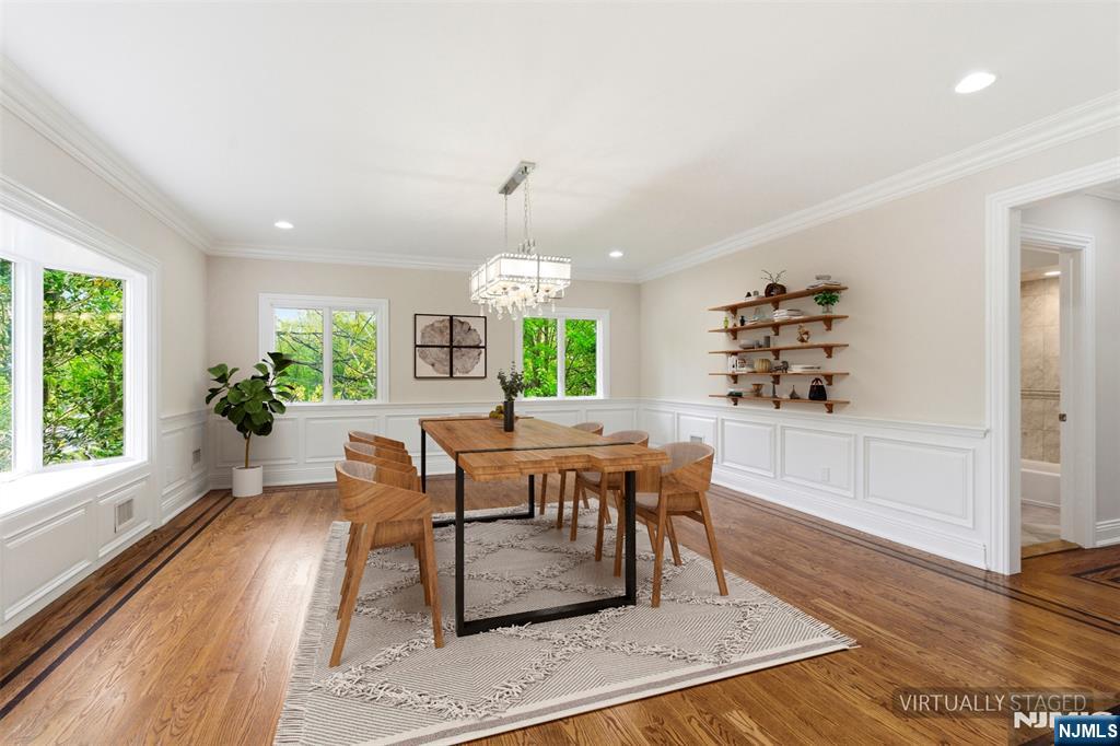 767 Orangeburgh Road River Vale, NJ 07675 - Photo 17 of 49 a view of a dining room with furniture window and wooden floor