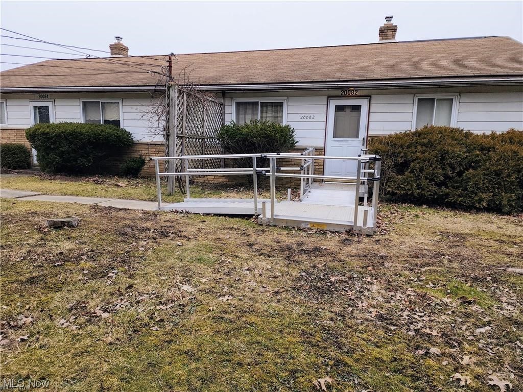 Front of duplex