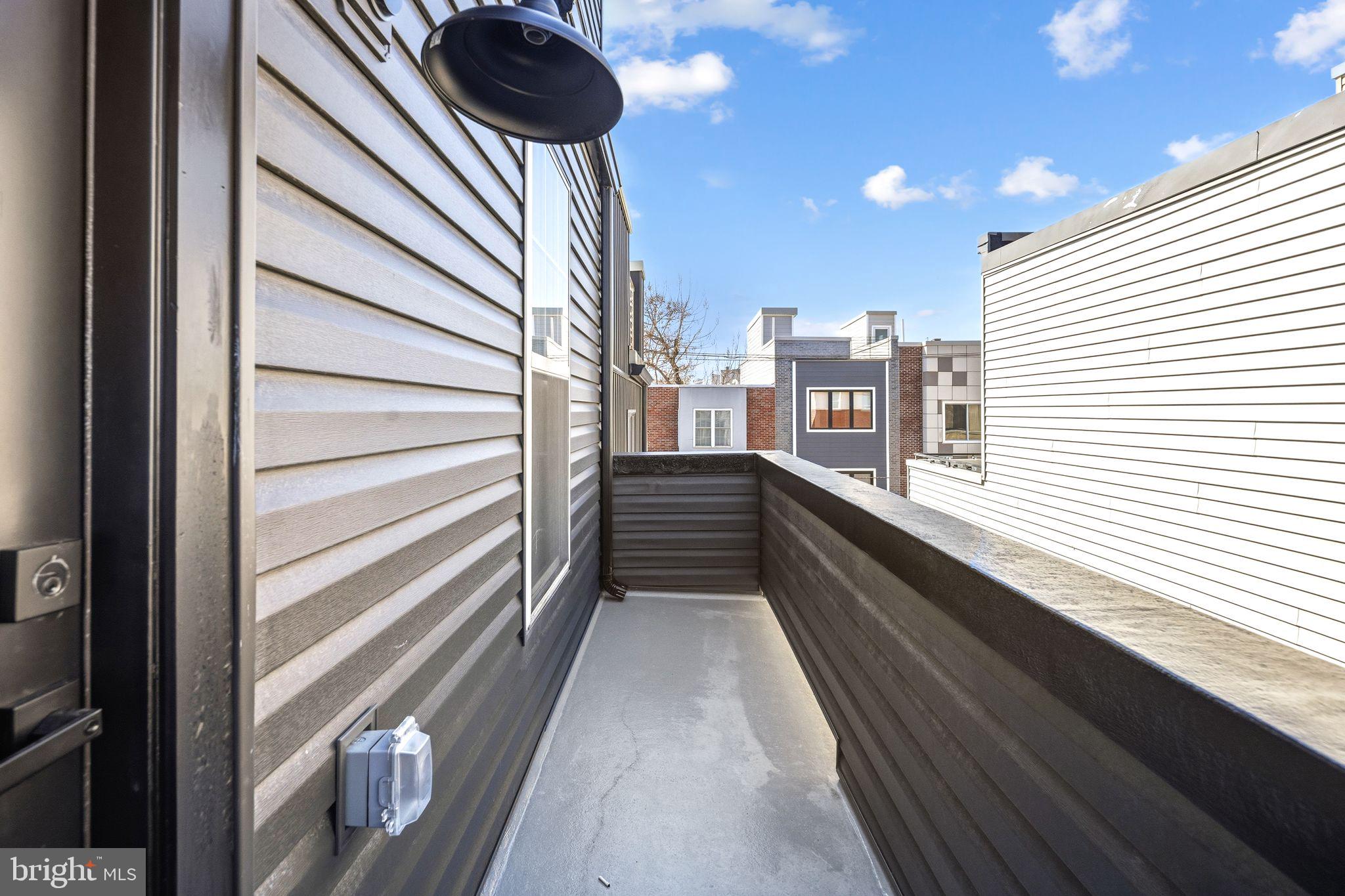 1731 Reed Street Philadelphia, PA 19146 - Photo 27 of 42 a view of balcony with a potted plant