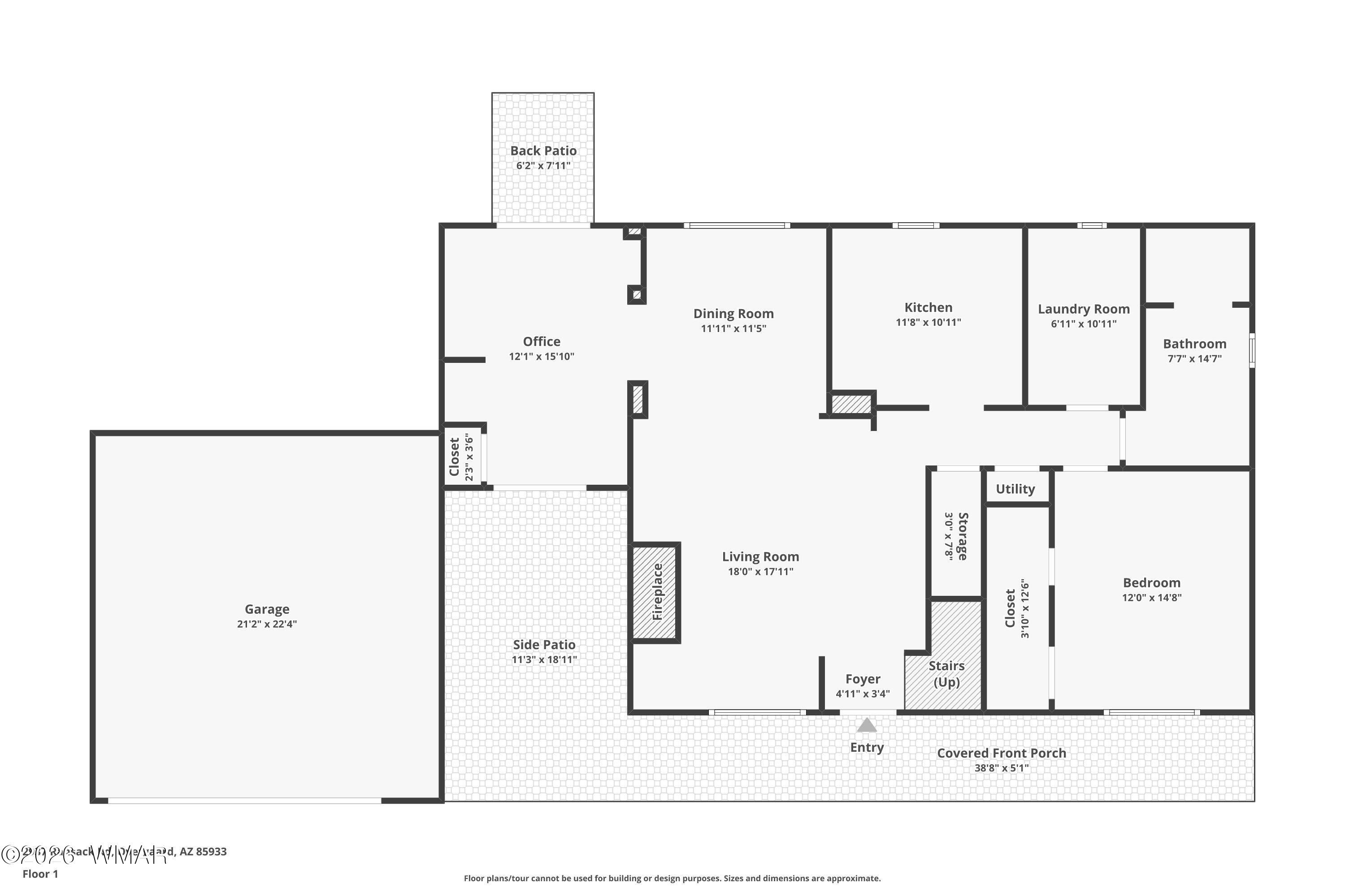 2937 Ransack Road Overgaard, AZ 85933 - Photo 33 of 34 a picture of a floor plan