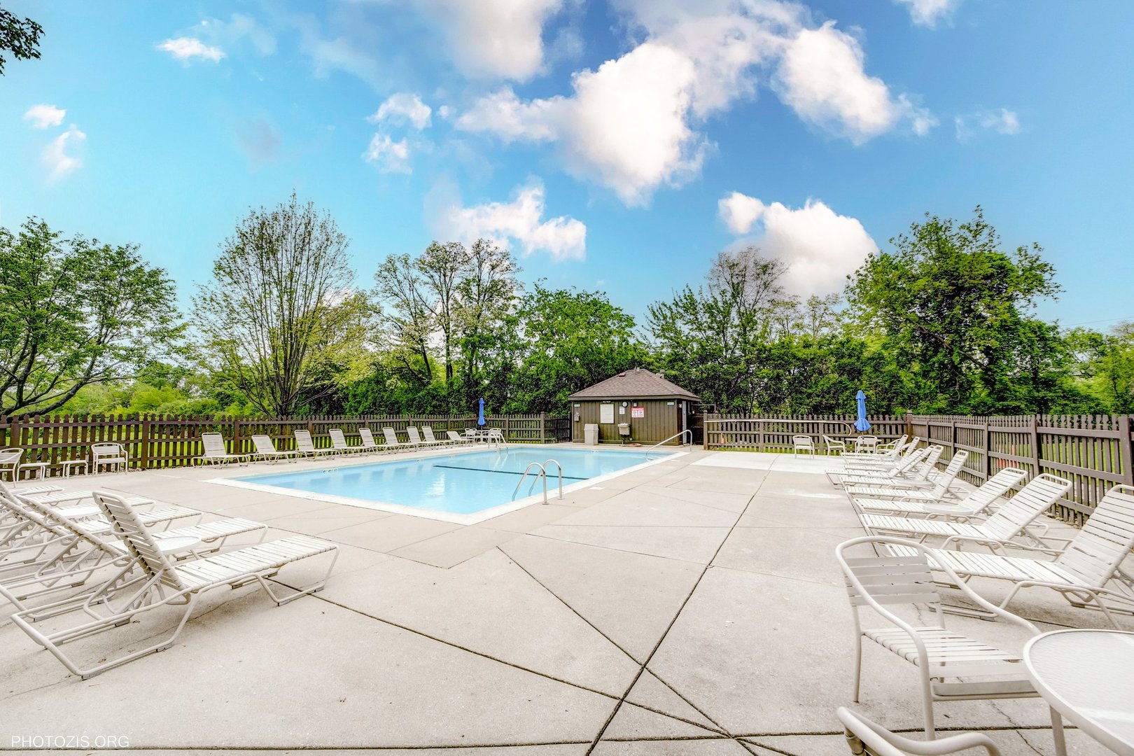 1621 Mission Hills Road, Unit 108 Northbrook, IL 60062 - Photo 21 of 22 a view of a swimming pool with a patio