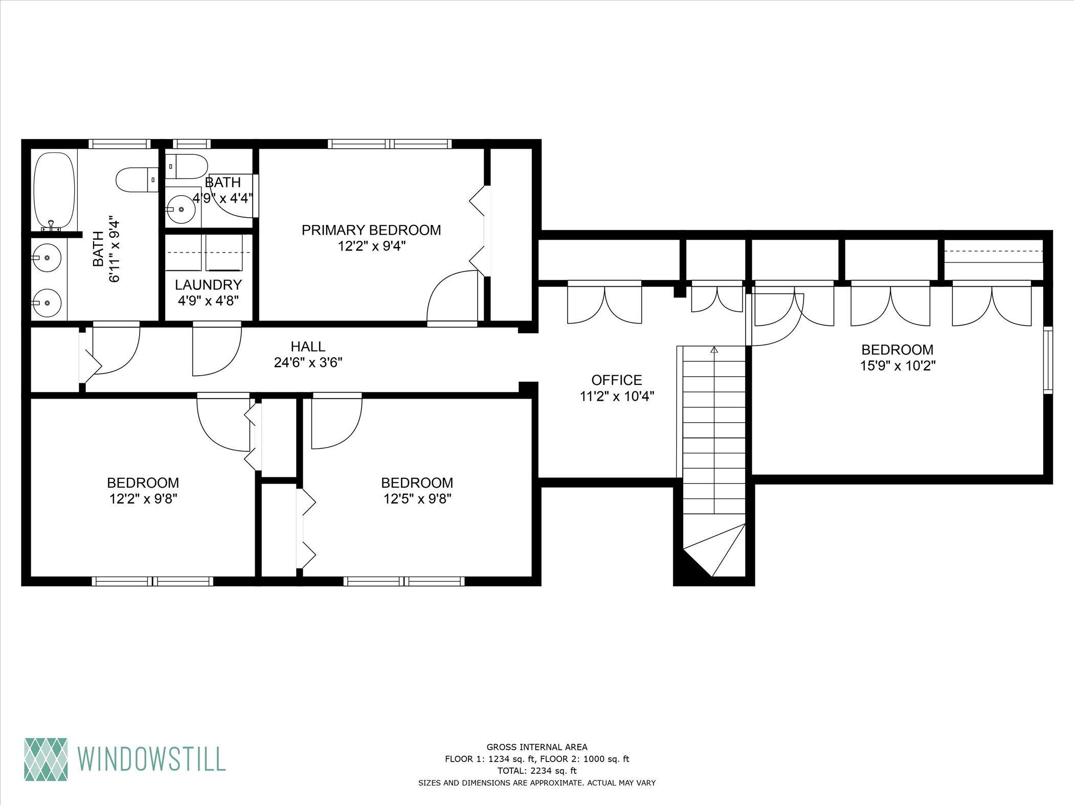4680 Reynolds Road Jackson, MI 49201 - Photo 53 of 53 Upper level floor plan