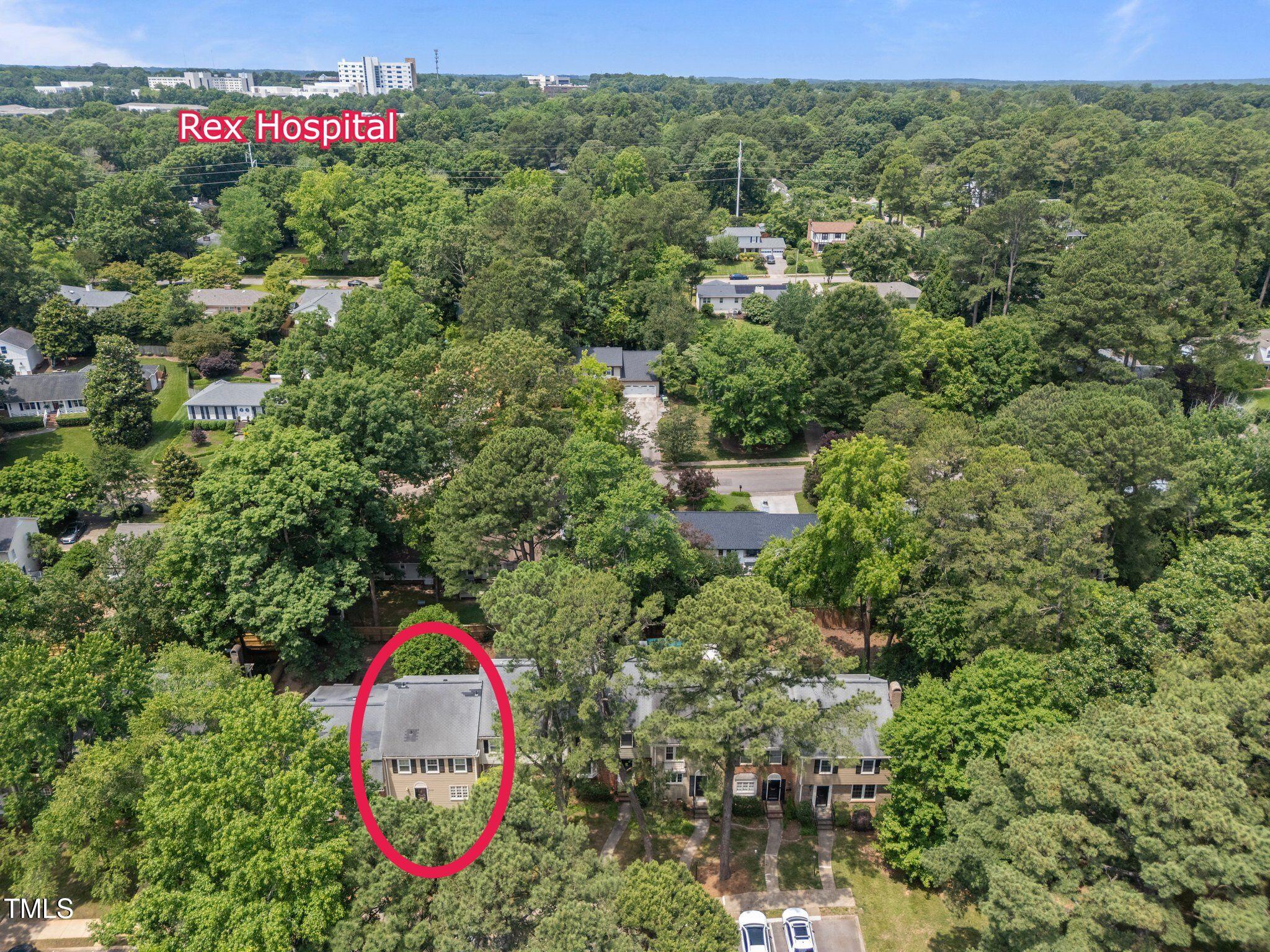2947 Wycliff Road Raleigh, NC 27607 - Photo 26 of 30 Aerial 1