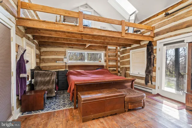 a living room with a couch and a table