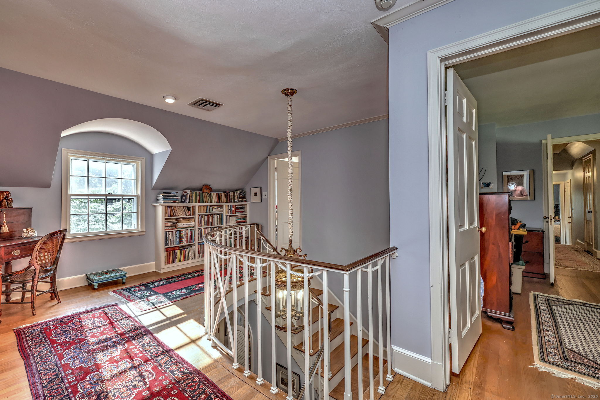 4 Brook Road Woodbridge, CT 06525 - Photo 32 of 40 a view of entryway livingroom and hall with wooden floor