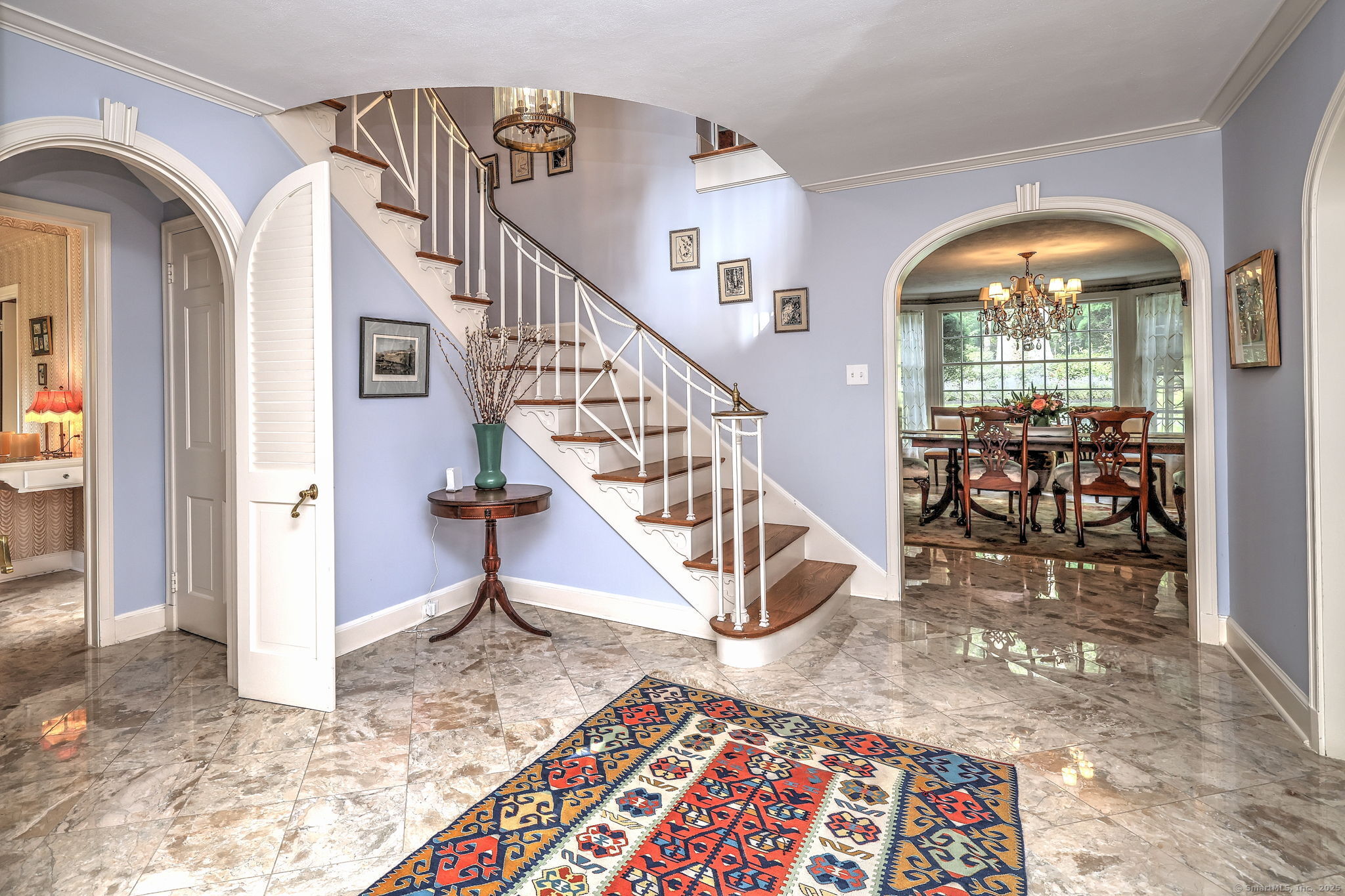 4 Brook Road Woodbridge, CT 06525 - Photo 6 of 40 a view of entryway and hall with wooden floor