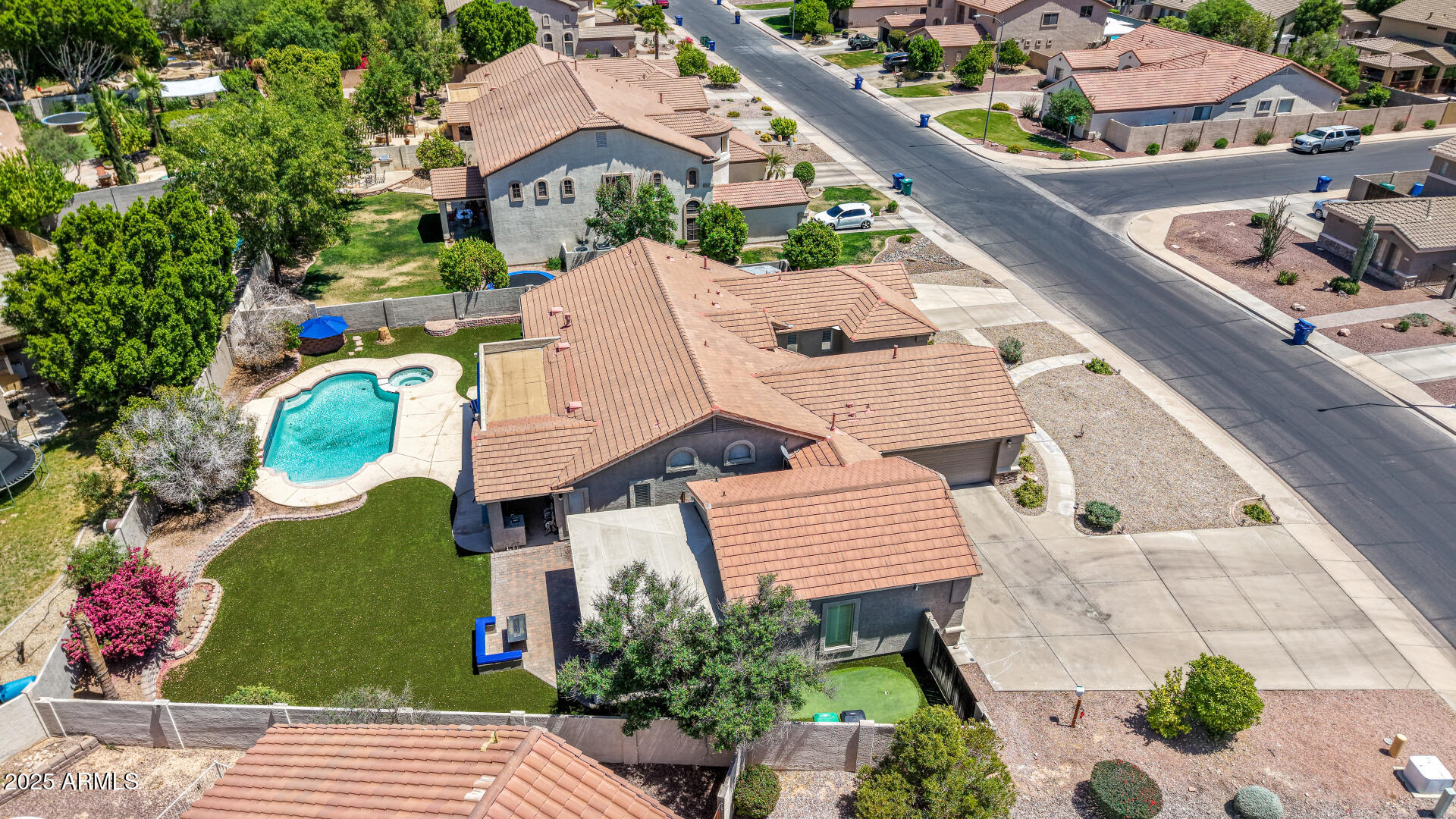3060 East Hope Street Mesa, AZ 85213 - Photo 3 of 61 44 Hope aerial view whole house