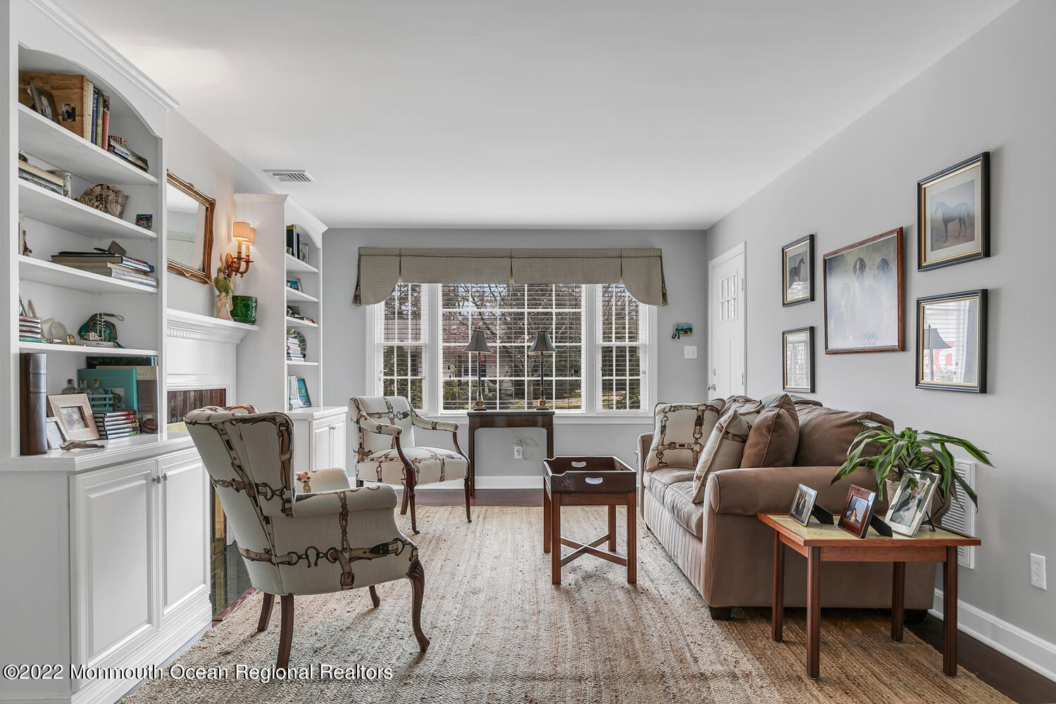 224 Garden Road Shrewsbury, NJ 07702 - Photo 6 of 33 a living room with furniture and a large window