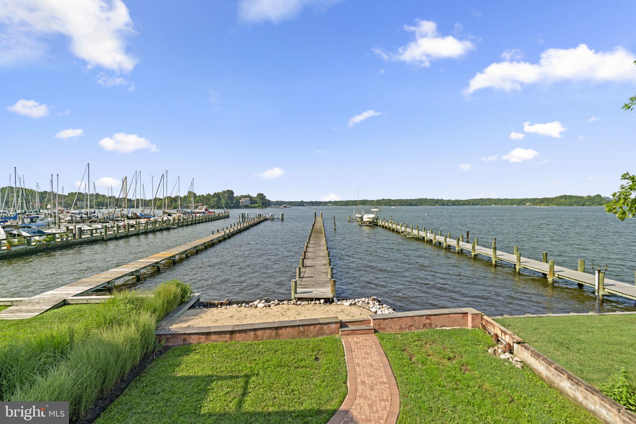370 Magothy Road Severna Park, MD 21146 - Photo 51 of 64 a view of a lake with a terrace