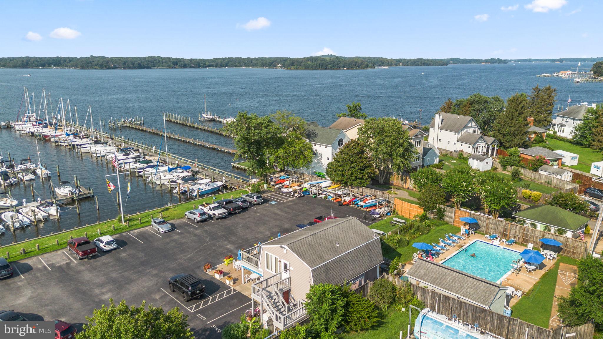 370 Magothy Road Severna Park, MD 21146 - Photo 64 of 64 an aerial view of a house with a lake view