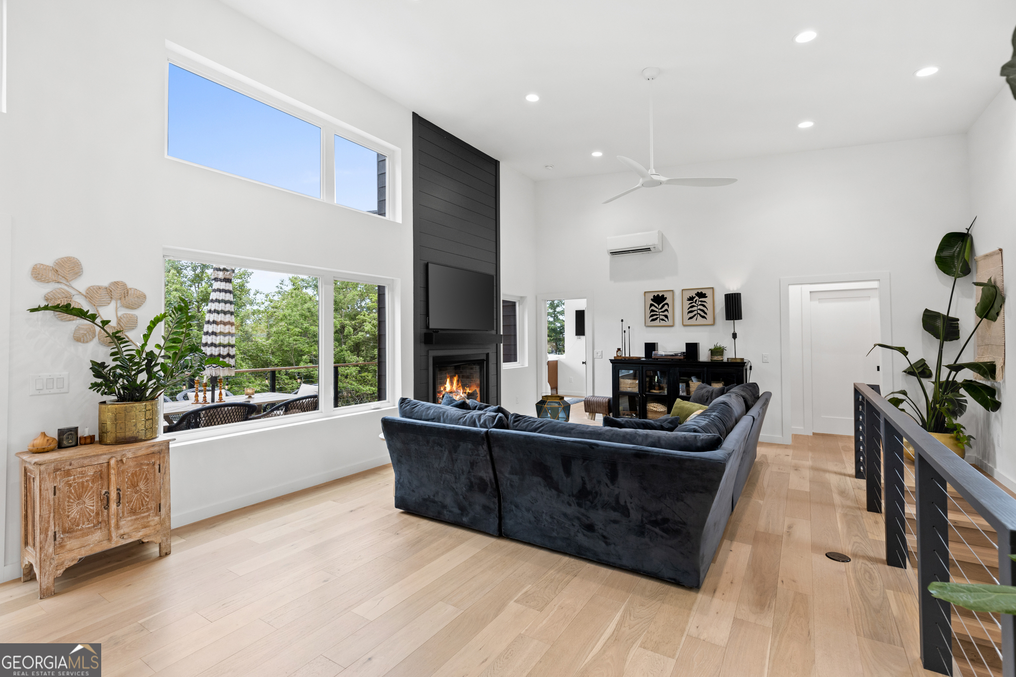 21 That Way Young Harris, GA 30582 - Photo 19 of 60 a living room with furniture and a large window
