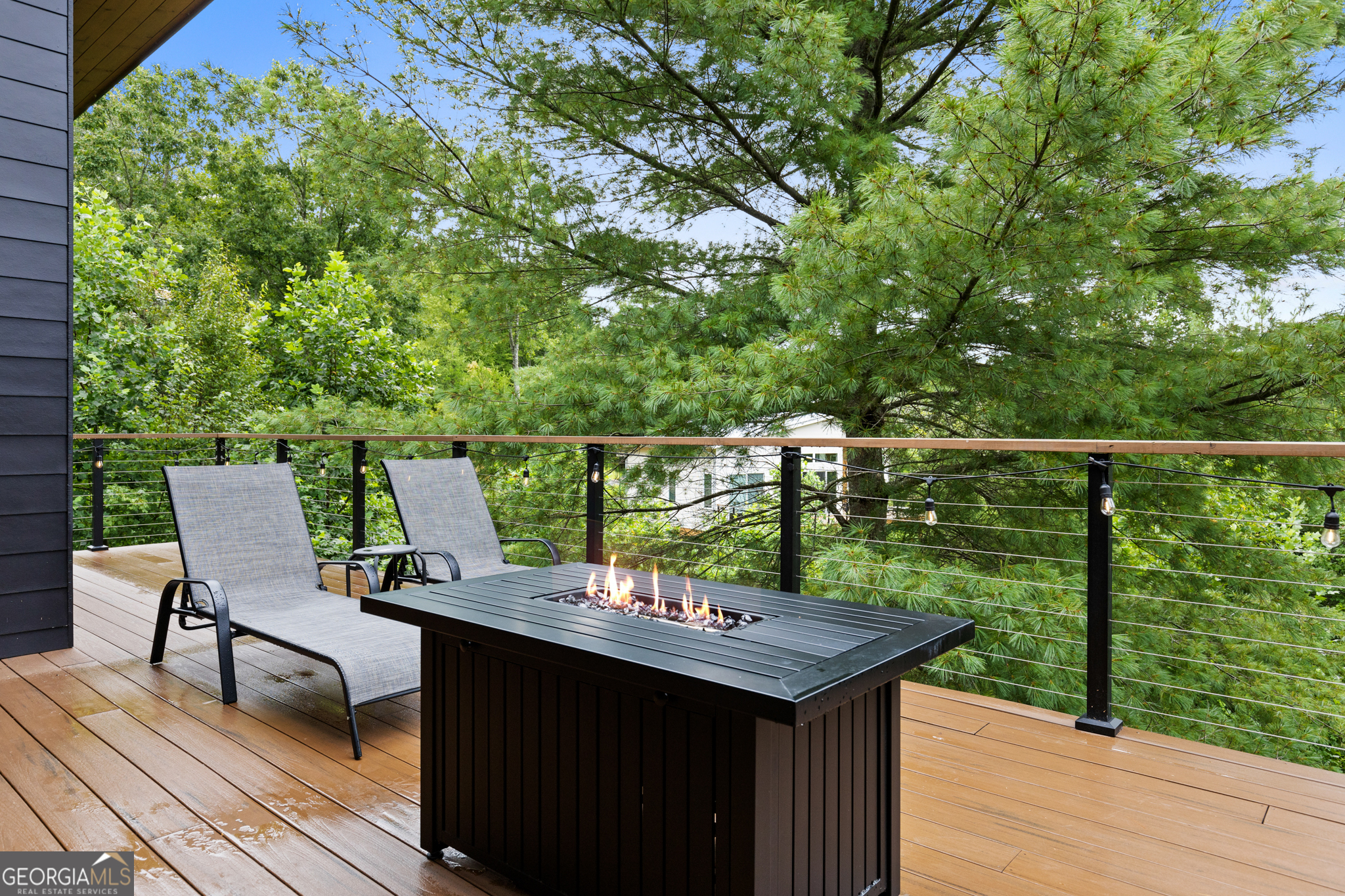 21 That Way Young Harris, GA 30582 - Photo 26 of 60 a view of a deck with wooden floor and outdoor seating