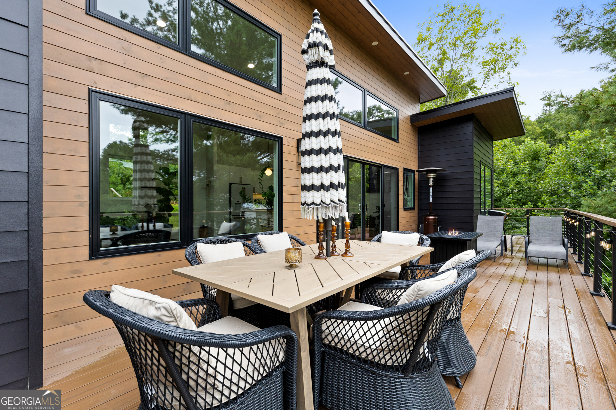 21 That Way Young Harris, GA 30582 - Photo 27 of 60 a view of a patio with a table and chairs