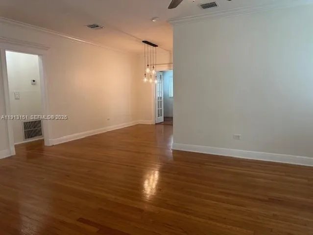wooden floor in an empty room