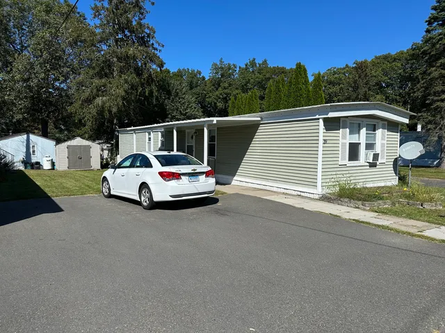 a car parked on the side of a road
