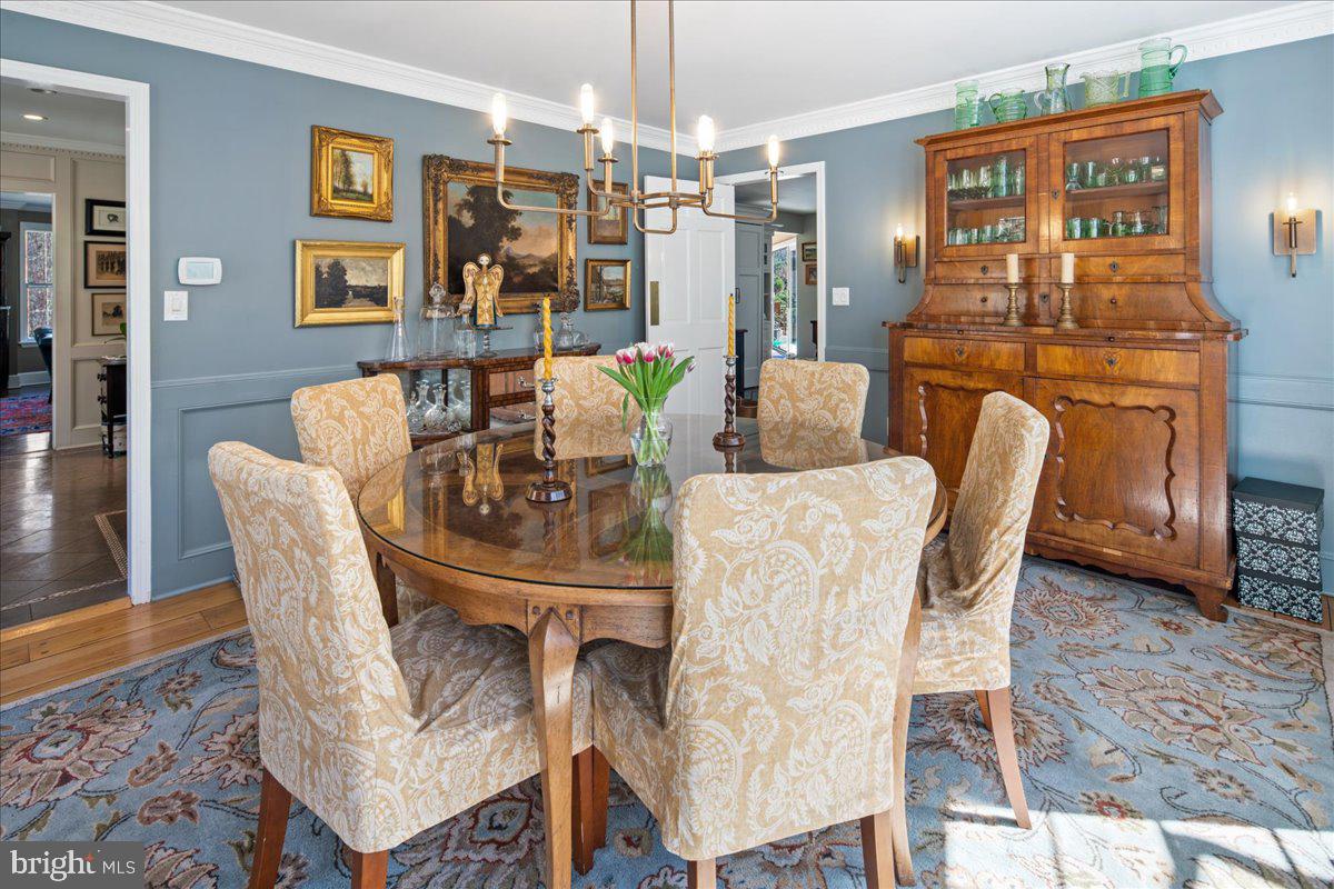 1781 Stuart Road West Princeton, NJ 08540 - Photo 13 of 57 Dining area with swinging door to kitchen.