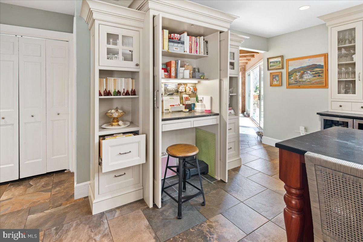 1781 Stuart Road West Princeton, NJ 08540 - Photo 17 of 57 Secret desk space with file drawers in kitchen.