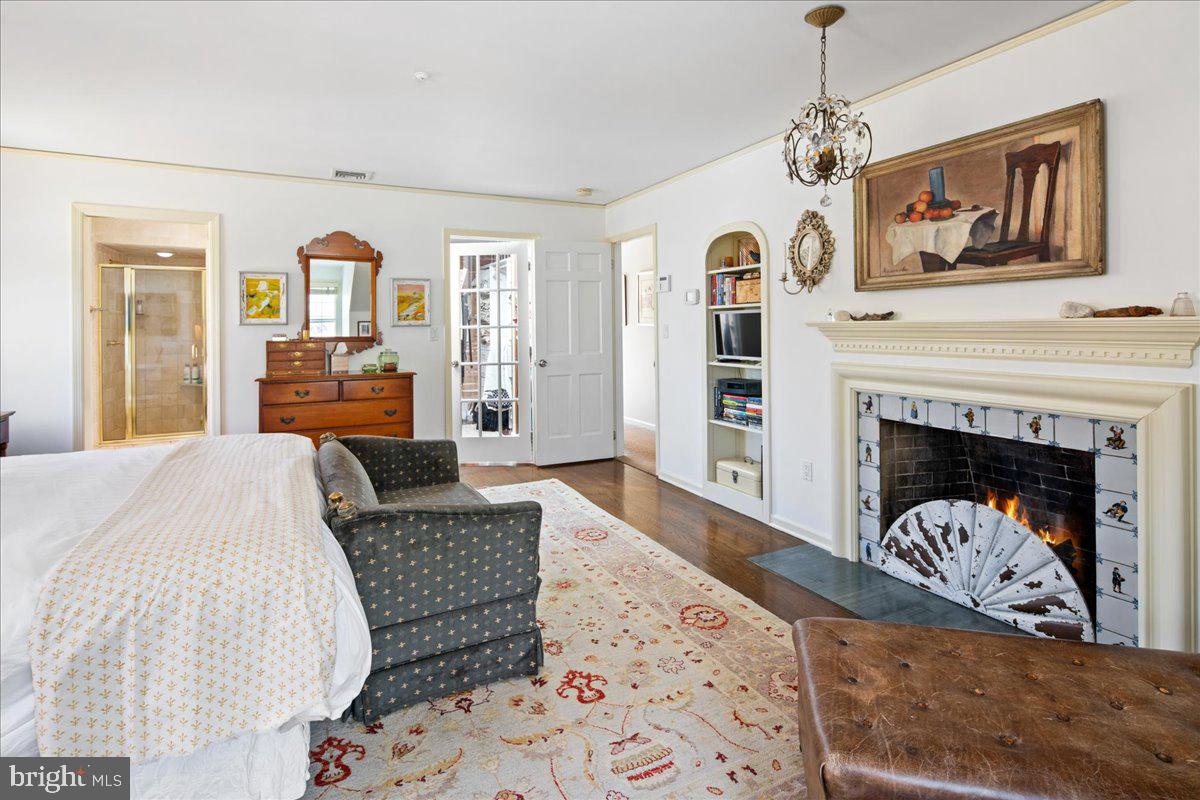 1781 Stuart Road West Princeton, NJ 08540 - Photo 29 of 57 Fireplace in primary bedroom.