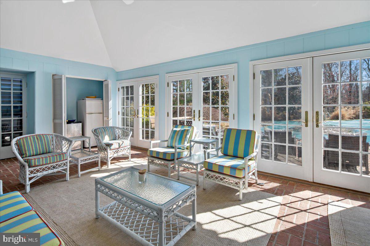 1781 Stuart Road West Princeton, NJ 08540 - Photo 52 of 57 Pool House with 3 sets of French doors to pool.