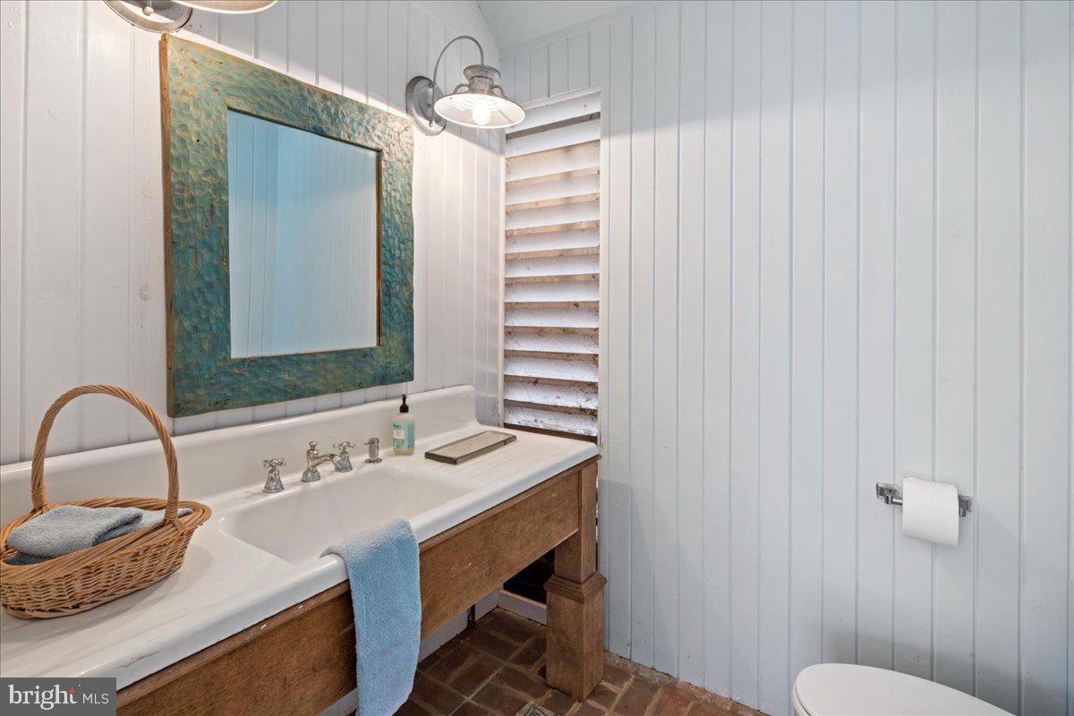 1781 Stuart Road West Princeton, NJ 08540 - Photo 54 of 57 Half bath in pool house and cold water shower.