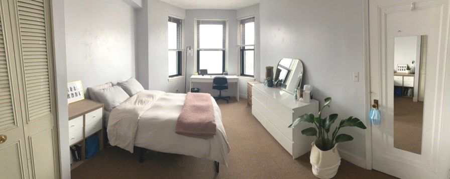 475 Commonwealth Avenue, Unit 401 Boston, MA 02215 - Photo 5 of 11 a living room with furniture and a potted plant