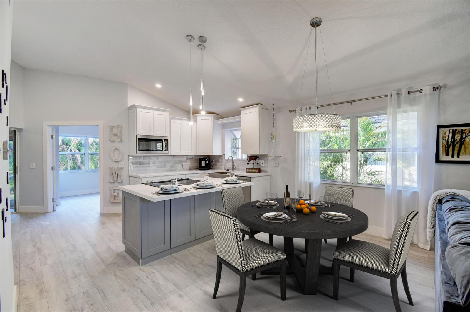 11072 Rios Road Boca Raton, FL 33498 - Photo 7 of 34 Jensen Villa staged dining area