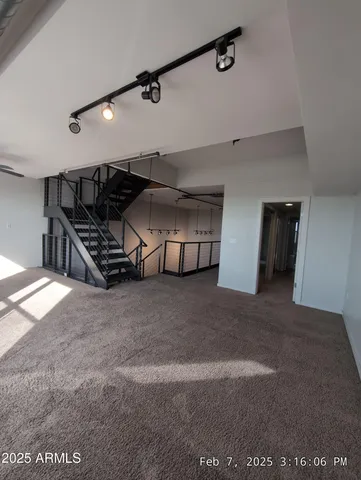 a view of a city from a balcony