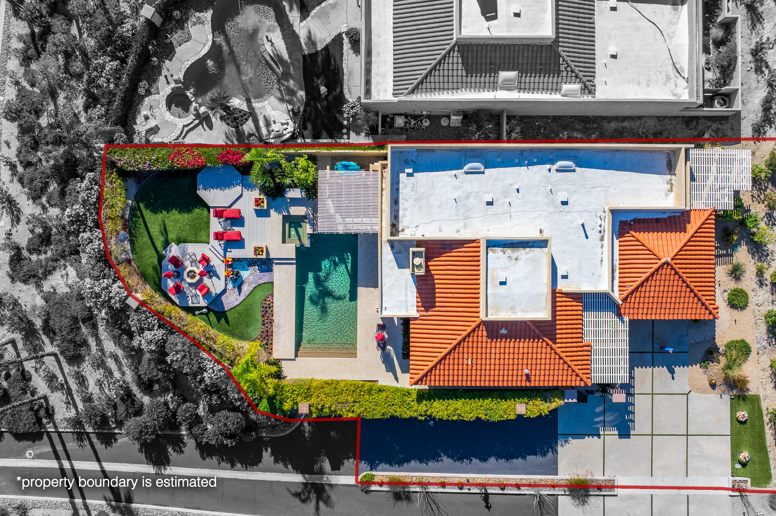 26 Alta Vista Rancho Mirage, CA 92270 - Photo 64 of 74 4-with-property-boundary