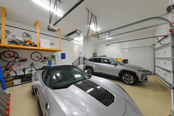 swimming pool view with a outdoor seating space