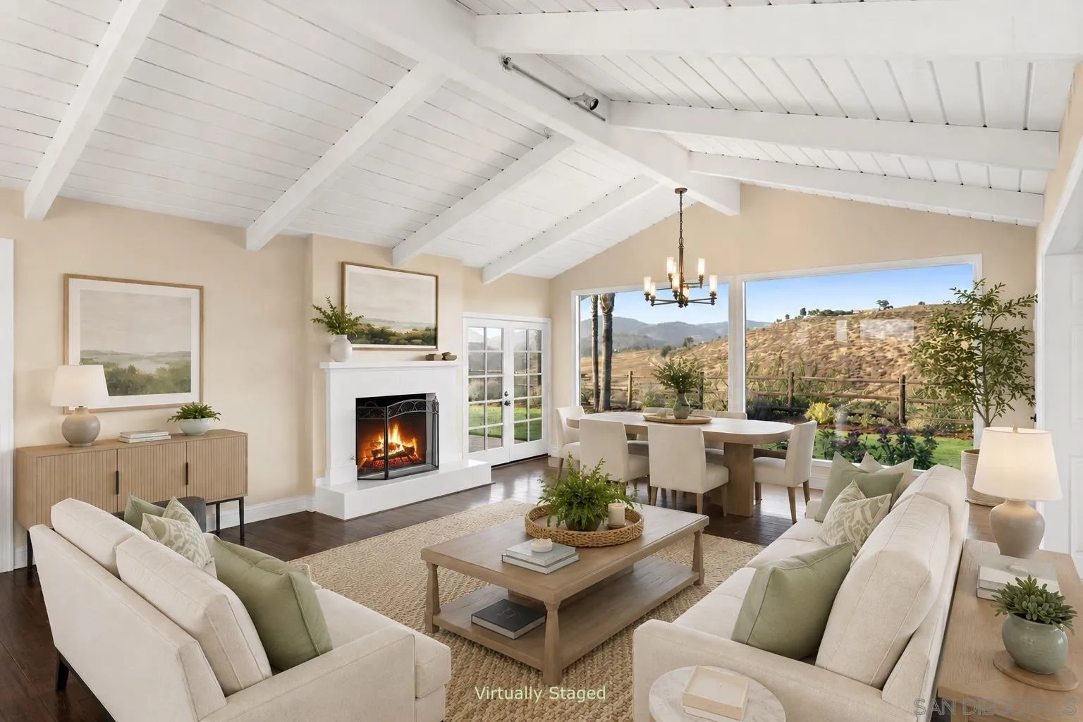 16551 Zumaque Street Rancho Santa Fe, CA 92067 - Photo 6 of 58 with Fireplace and peaceful views | Virtually Staged