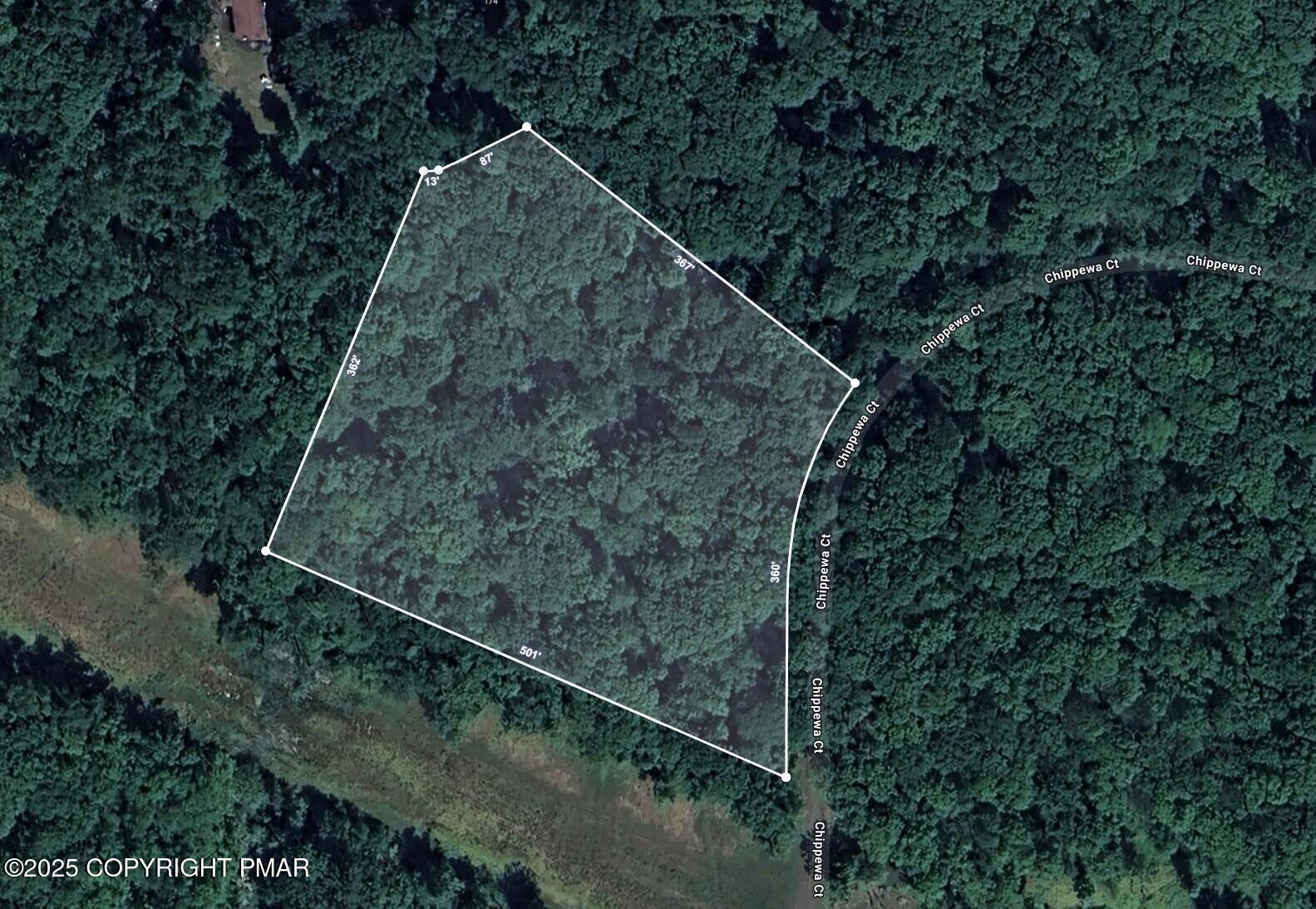 72 & 73 Hawley, PA 18428 - Photo 3 of 4 a view of a forest with a street