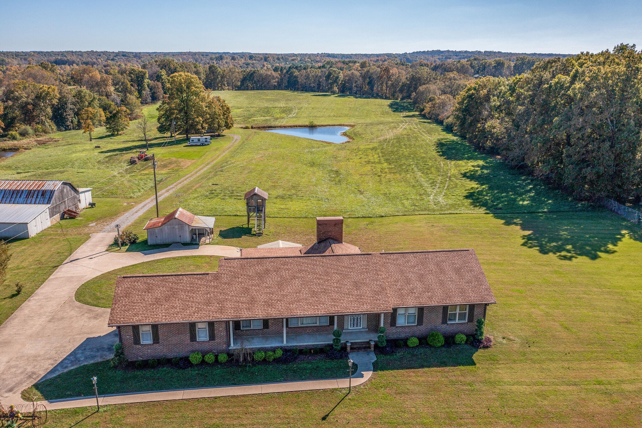 2154 Abiff Road Burns, TN 37029 - Photo 10 of 50 a aerial view of a house with a yard