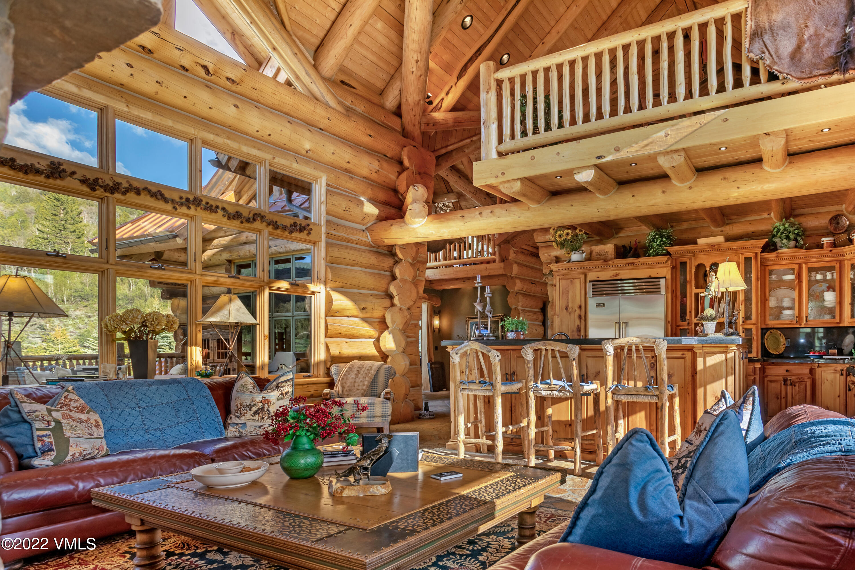 3758 Salt Creek Road Eagle, CO 81631 - Photo 39 of 66 a view of a living room and balcony
