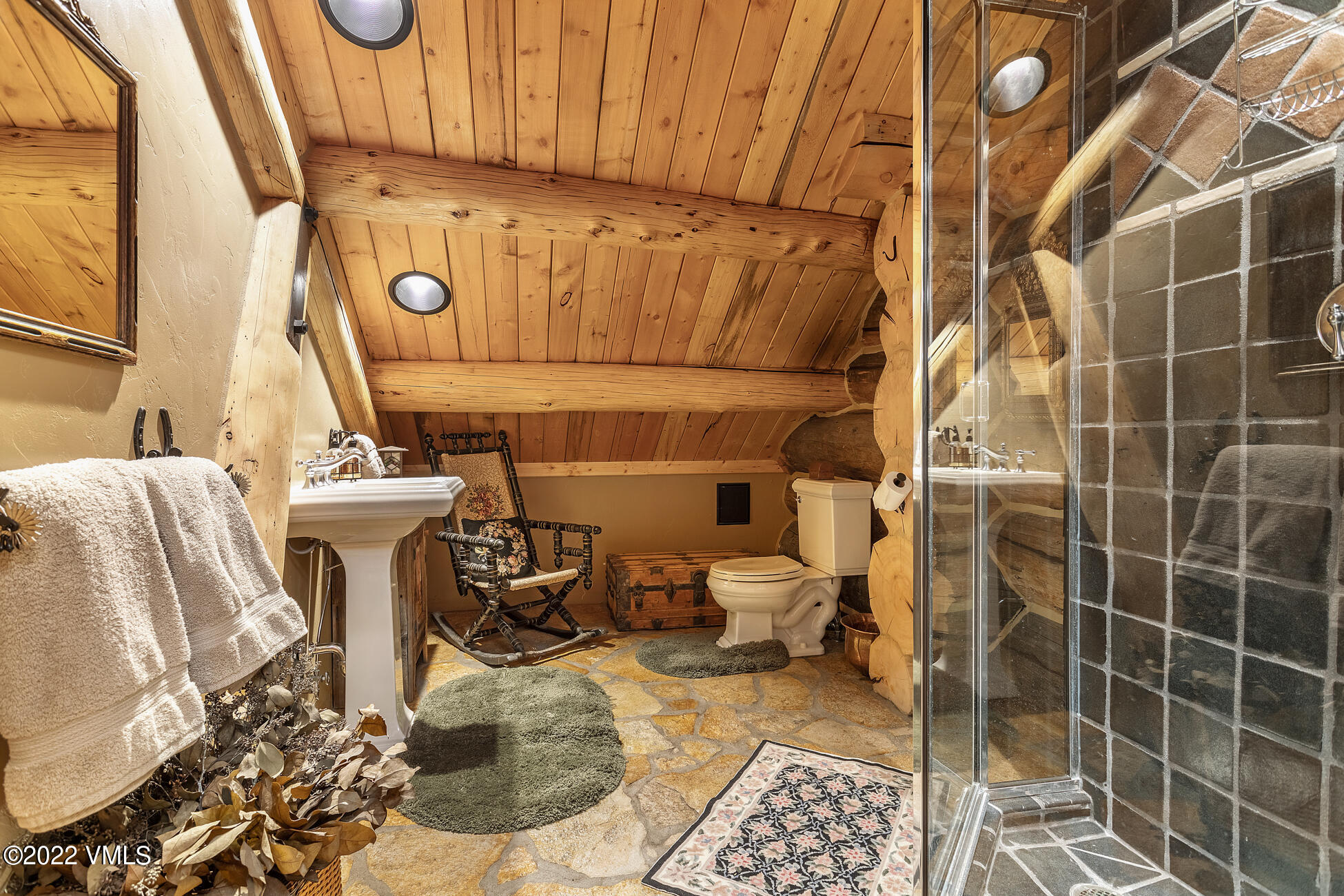 3758 Salt Creek Road Eagle, CO 81631 - Photo 52 of 66 a bathroom with a sink and mirror