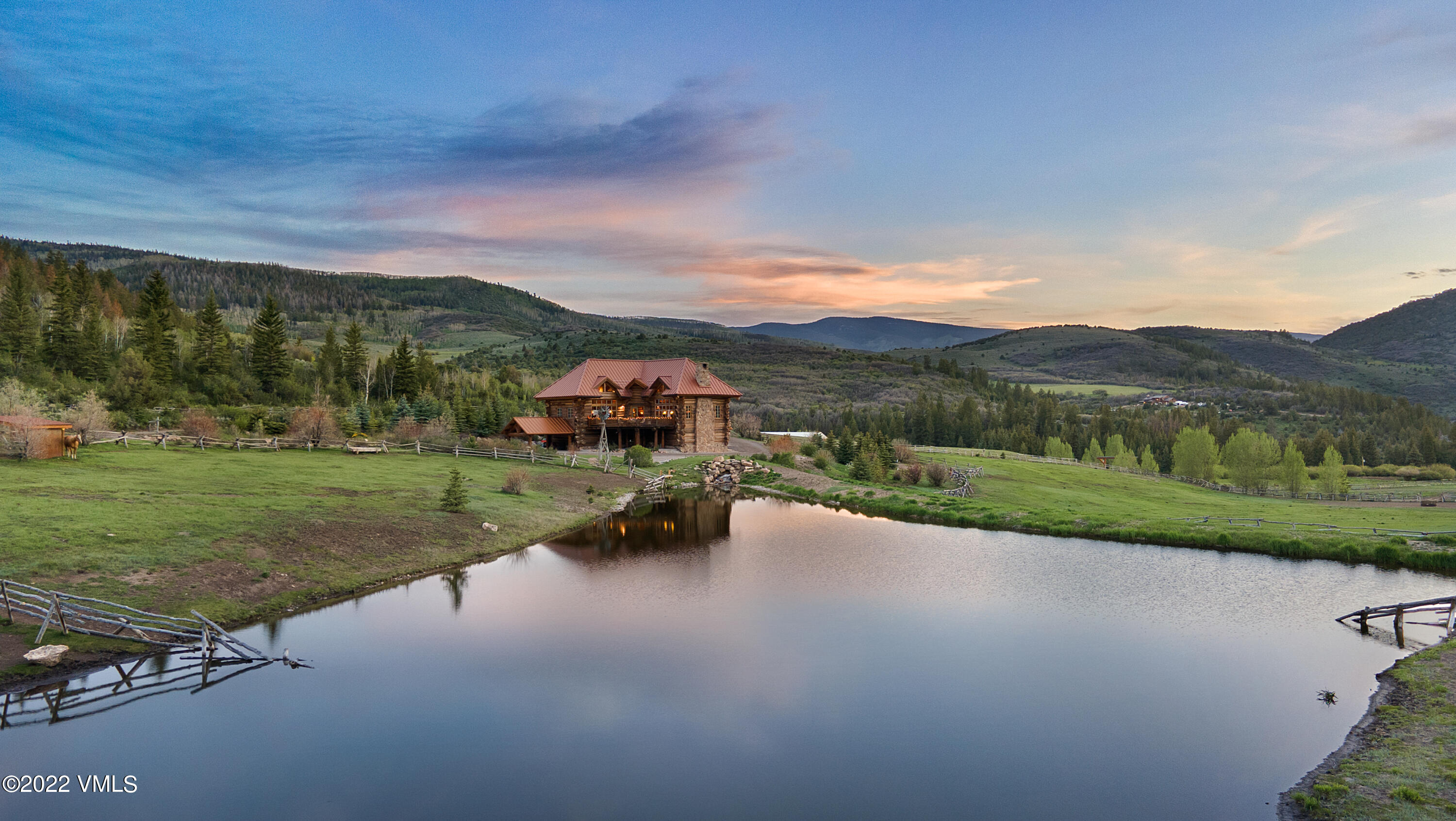 3758 Salt Creek Road Eagle, CO 81631 - Photo 10 of 66 a view of a lake with a mountain in the background