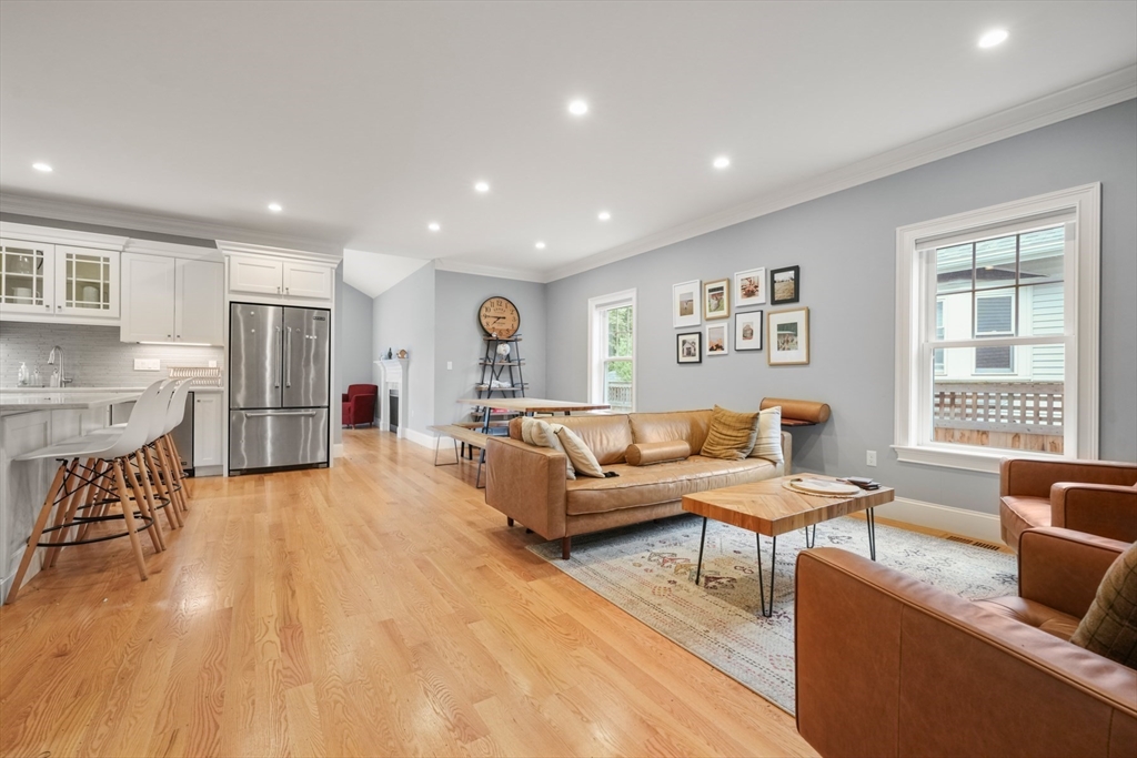 26 Brookfield Road Waltham, MA 02452 - Photo 10 of 37 a living room with furniture and a large window