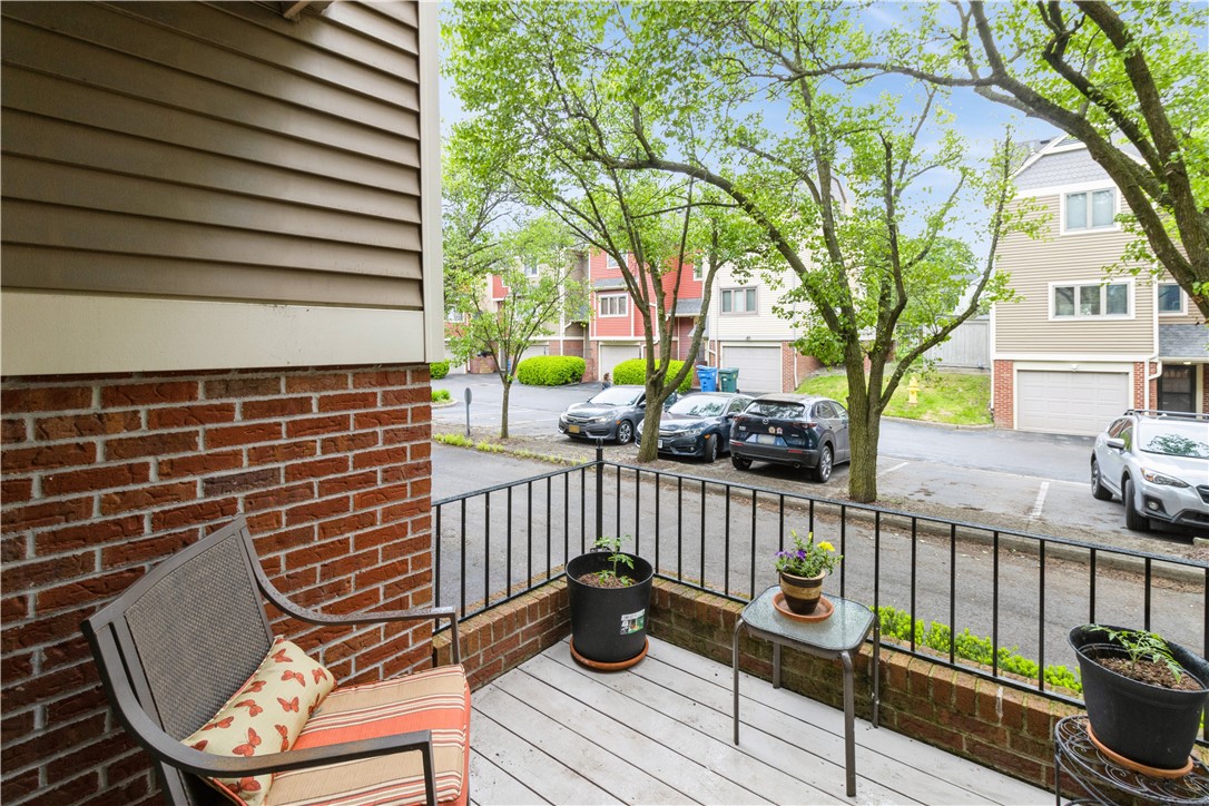 26 Cornhill Place Rochester, NY 14608 - Photo 24 of 24 Back Deck showing open parking spots