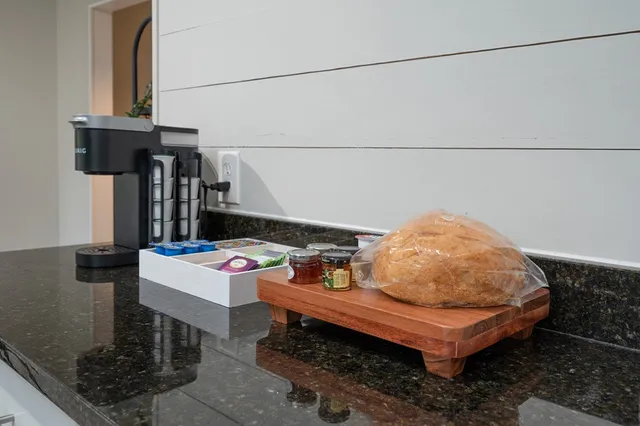 a room with furniture