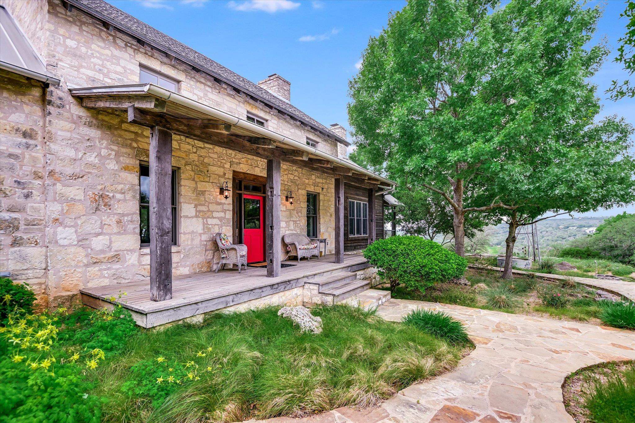 170 Sandstone Ridge Drive Marble Falls, TX 78654 - Photo 3 of 38 a view of outdoor space yard and porch