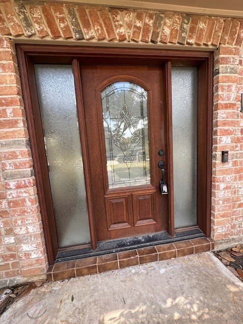 17719 Cassina Drive Spring, TX 77388 - Photo 2 of 19 a door with a outdoor space