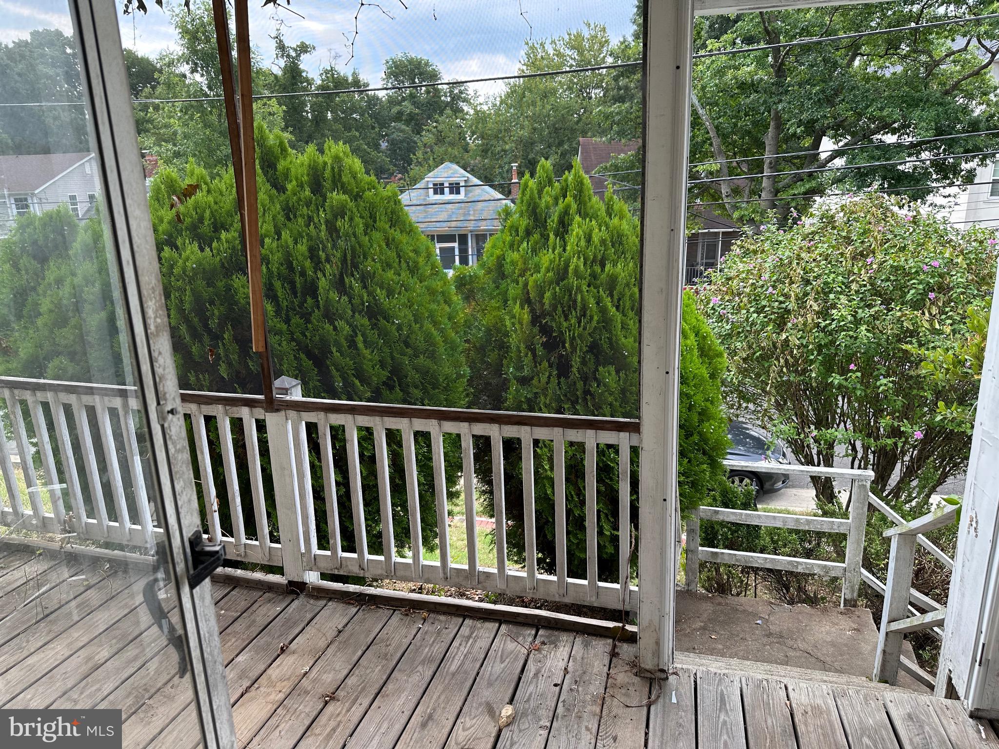 2628 Myrtle Avenue Northeast Washington, DC 20018 - Photo 10 of 11 a view of a balcony with wooden floor