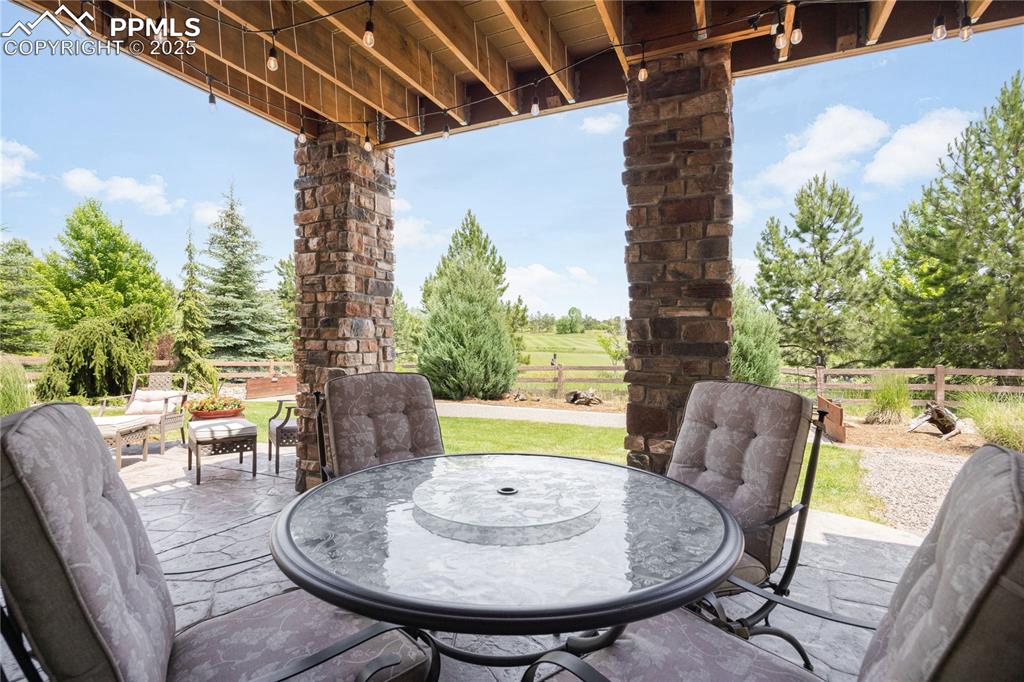 1131 Old North Gate Road Colorado Springs, CO 80921 - Photo 35 of 39 View of golf course from patio